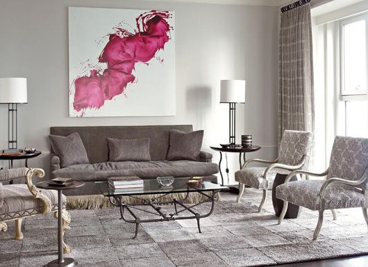 luxury grey living room
