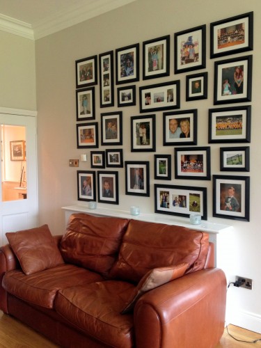 Emerald Interior Design Family Photo Gallery Wall